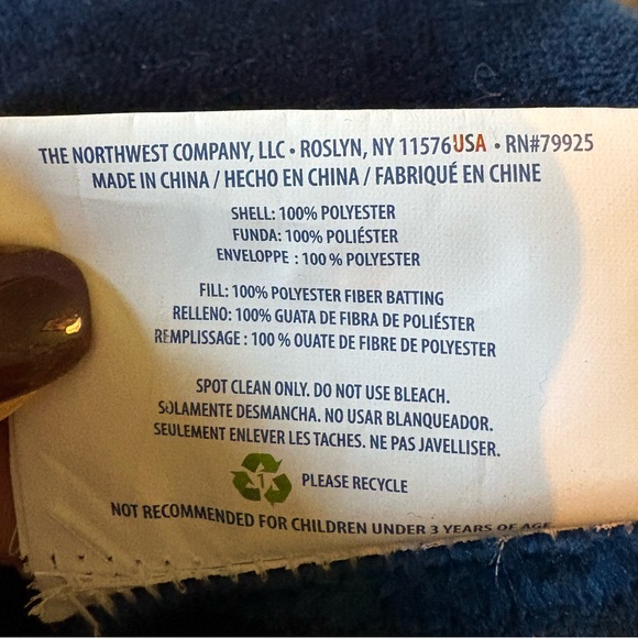 Northwest officially licensed Denver Broncos super plush Body Pillow NWOT - Picture 8 of 8